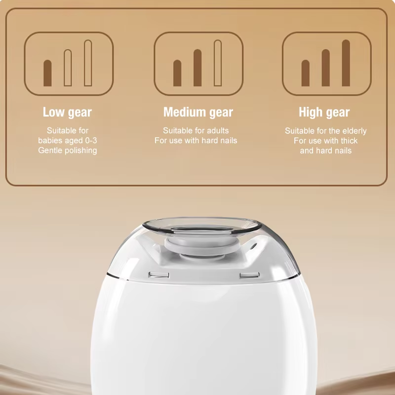 Electric Nail Clipper With LED Light Automatic Nail Grinder For Baby And Adults 5