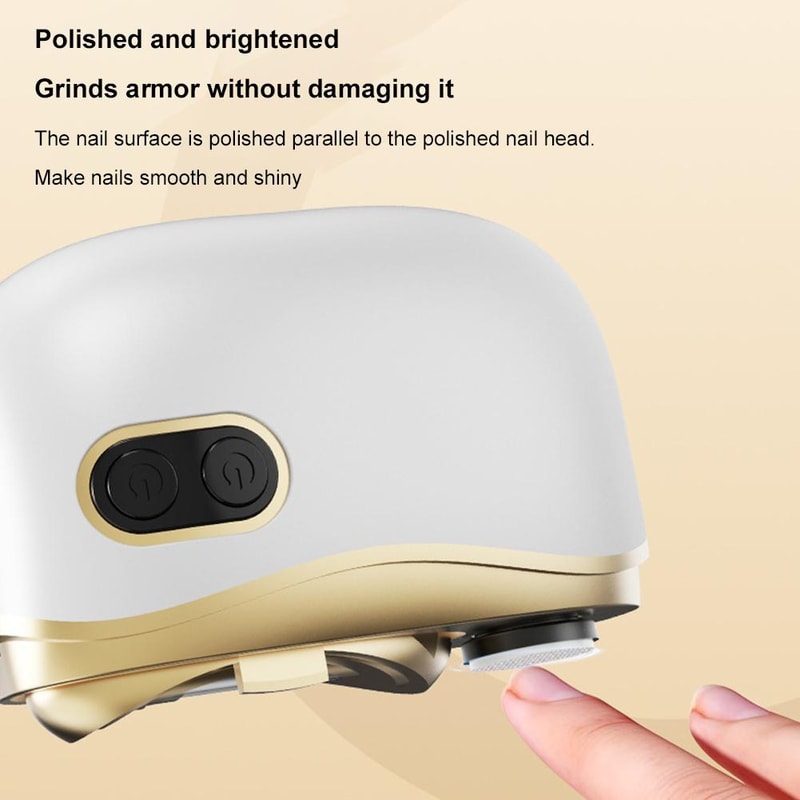 Electric Automatic Nail Clipper Rechargeable Nail Trimmer And Polisher For Baby And Seniors 4