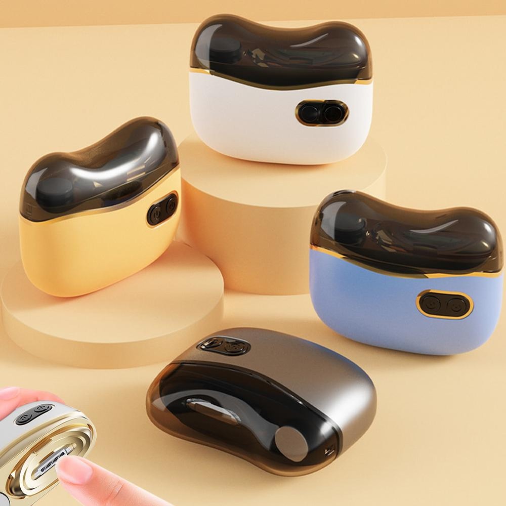 Electric Automatic Nail Clipper Rechargeable Nail Trimmer And Polisher For Baby And Seniors 5
