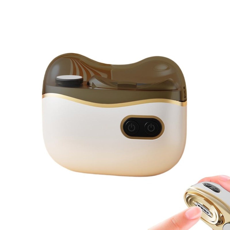 Electric Automatic Nail Clipper Rechargeable Nail Trimmer And Polisher For Baby And Seniors 9