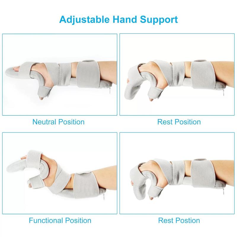 Adjustable Stroke Hand Brace And Wrist Immobilizer Splint For Arthritis And Tendonitis Relief 4