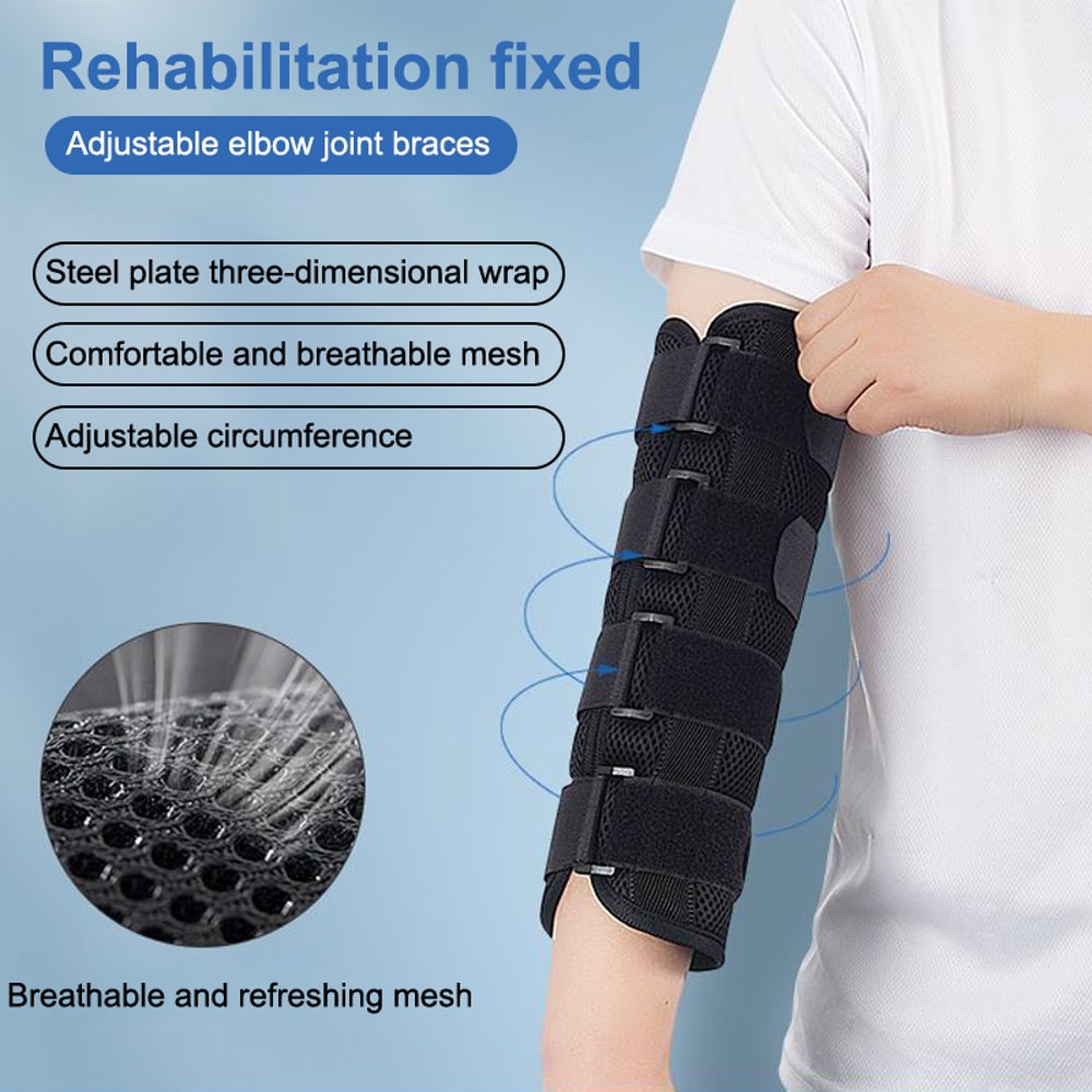 Adjustable Elbow Fracture Splint And Stroke Rehabilitation Arm Brace 3