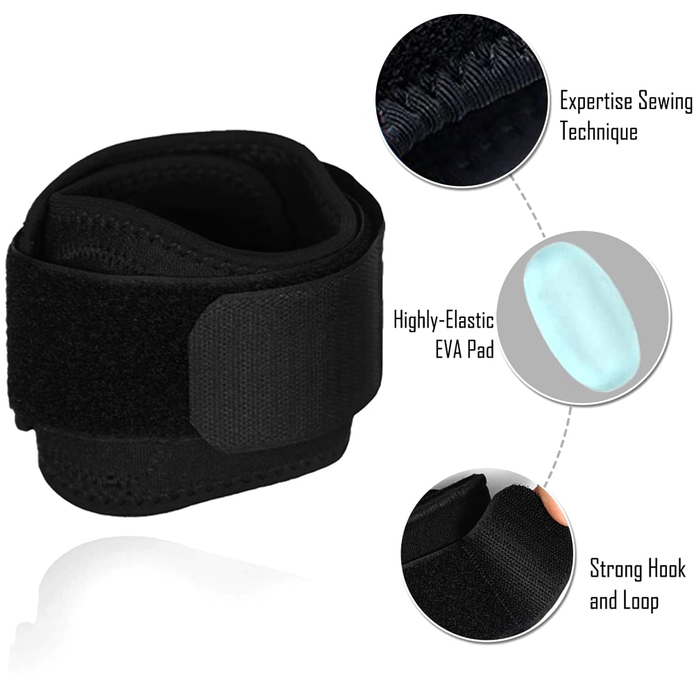Adjustable Tennis Elbow Brace With Compression Pad For Targeted Forearm Support 4