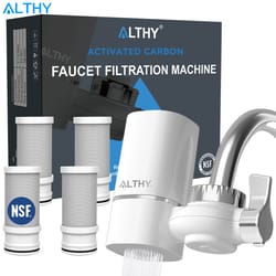 faucet water filter system for lead chlorine and taste reduction