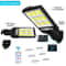 Solar Smart Outdoor LED Wall Light With PIR Motion Sensor Rechargeable Solar Power 4