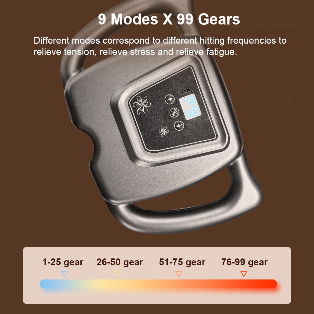 Head Deep Tissue Massage Gun for Full Body Muscle Recovery