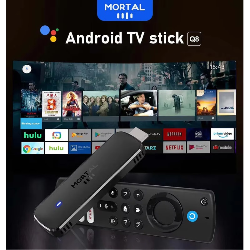 Android 14 TV Stick 4K Streaming Device With WiFi 6 And Google Voice Remote 1