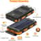 Solar Power Bank Portable Solar Charger With LED Flashlight For Smartphones And Outdoor Travel 5