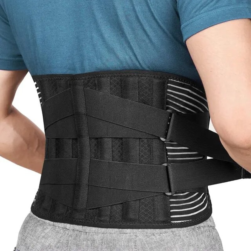 Adjustable Lumbar Support Belt Orthopedic Back Brace For Lower Back Pain Relief And Spine Support 0