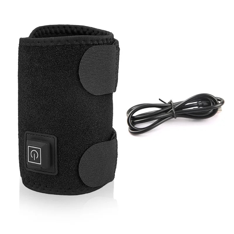 Electric Heated Knee Massager Brace With Adjustable Heat Therapy For Knee Pain Relief 3