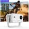 Portable 1080P Projector With Auto Focus WiFi6 Android Smart Home Theater 3