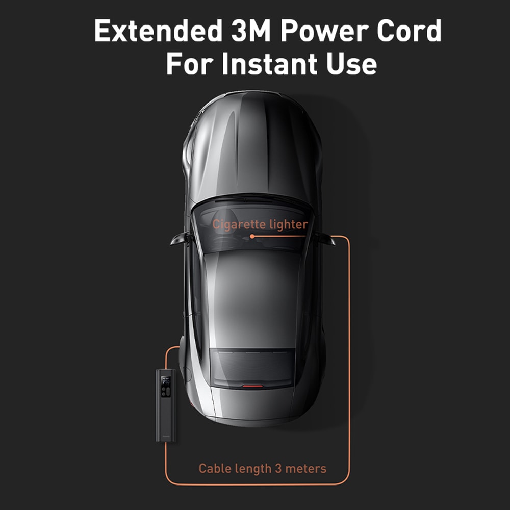 SmartDrive Portable Tire Inflator Digital Car Air Compressor Smart Tire Pump 2