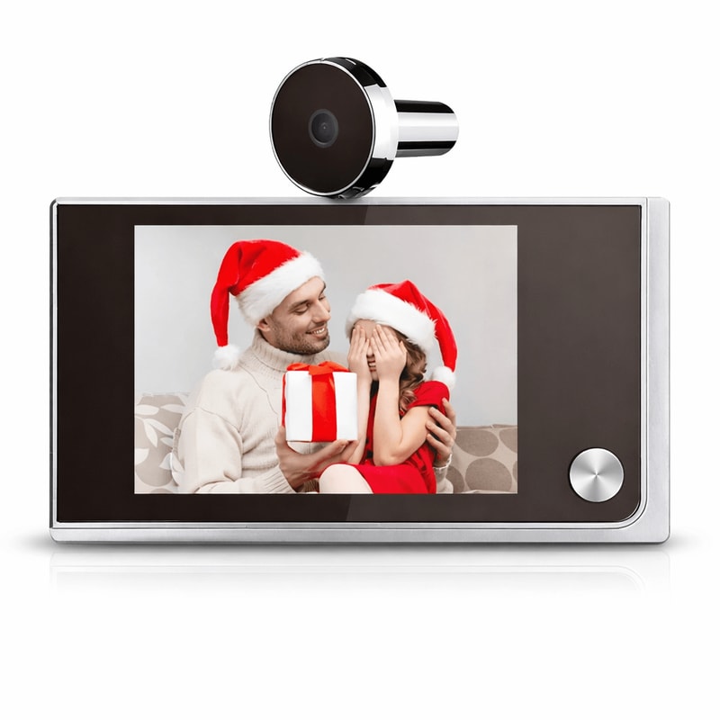 Digital Door Viewer LCD Screen HD Peephole Door Camera For Safer Home Entry Monitoring 0