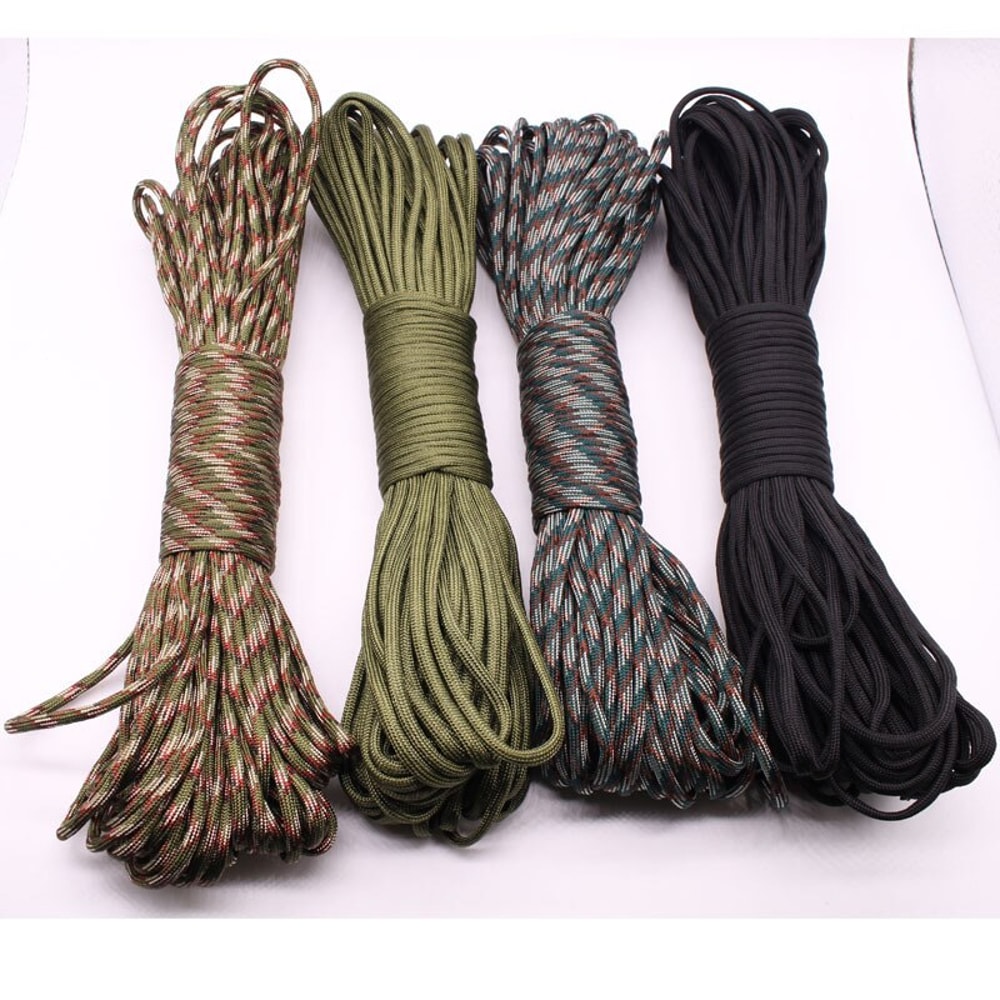 Paracord Survival Rope Heavy Duty Outdoor Camping Rope Parachute Cord For Hiking Survival Gear 1