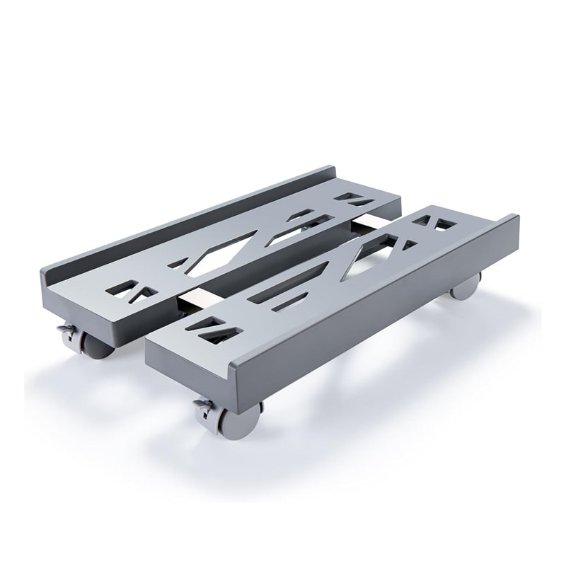 Adjustable PC Tower Stand With Wheels Ventilated CPU Stand For Desktop Computer Tower Holder 0