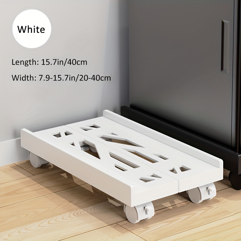 Adjustable PC Tower Stand With Wheels Ventilated CPU Stand For Desktop Computer Tower Holder 6