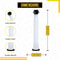Universal Gas Can Spout Replacement Kit High Flow Flexible Fuel Nozzle BPA Free 4