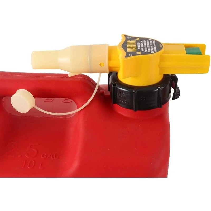 NoSpill 1405 212 Gallon Poly Gas Can With Push Button Spout 0