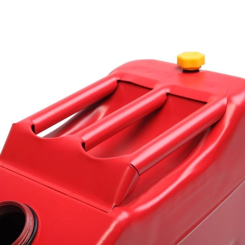 Gallon Steel Jerry Can 20L LeakProof Metal Gas Can With Spout For Emergency Fuel Backup 5
