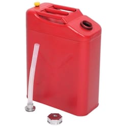 gallon steel jerry can 20l leak-proof metal gas can with spout for emergency fuel backup