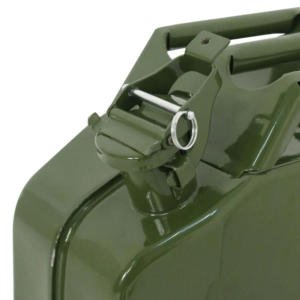 Gallon Jerry Can Steel Fuel Container With Spout Heavy Duty Gasoline Can 20L Military Style Fuel St 3