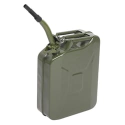 heavy duty 5 gallon fuel can 20l steel jerry can military style metal gasoline emergency fuel container with spout
