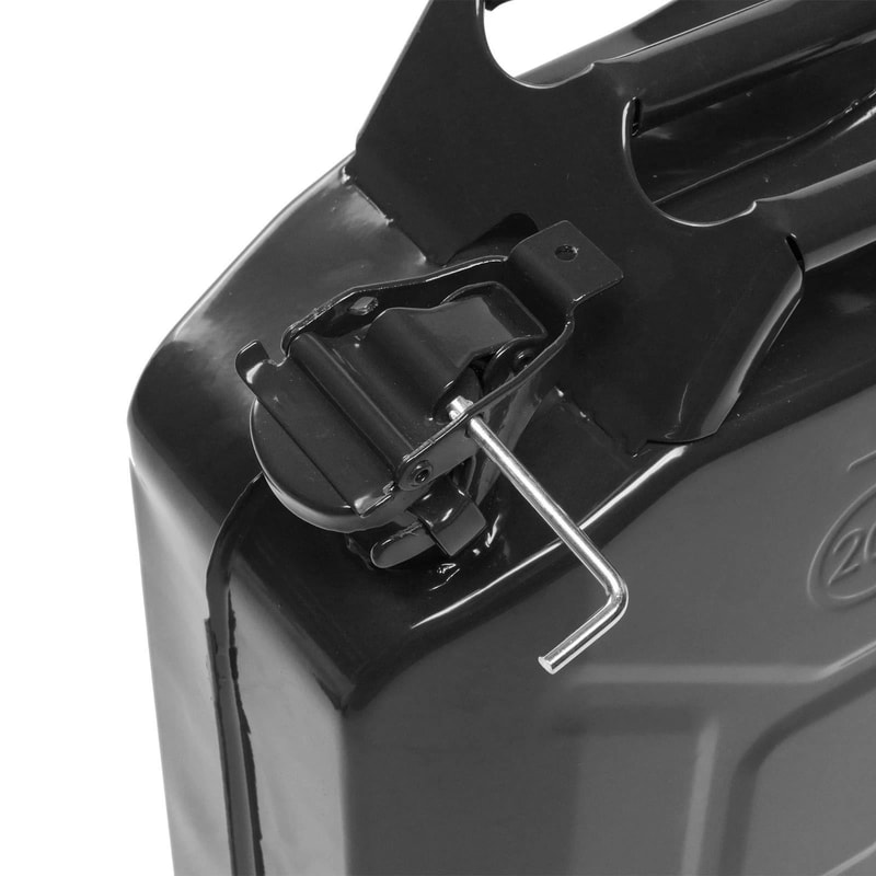 Heavy Duty Steel Jerry Can 5 Gallon Gas Can With Spout 20L Metal Fuel Container For Gasoline Diesel 4