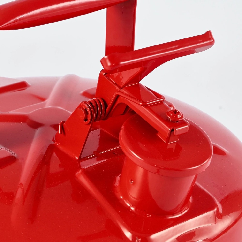 5 Gallon Safety Gas Can Metal Fuel Container With Flame Arrester Funnel Leak Proof Steel Fuel Can 6