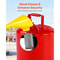 5 Gallon Safety Gas Can Metal Fuel Container With Flame Arrester Funnel Leak Proof Steel Fuel Can 1