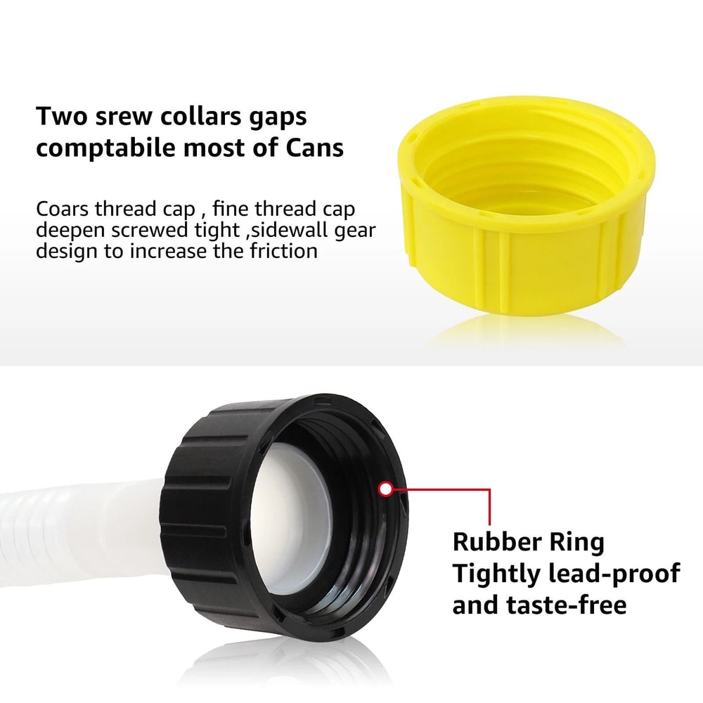 Heavy Duty Gas Can Spout Replacement Kit With Vent Caps Fit Blitz Midwest Scepter Briggs Fuel Cans 1