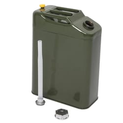 20l 5 gallon gas fuel can steel jerry can with spout heavy duty portable gasoline tank