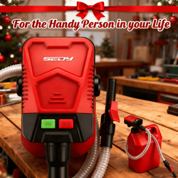 automatic fuel transfer pump with auto stop sensor 3.2 gpm battery operated gas can pump with adapters