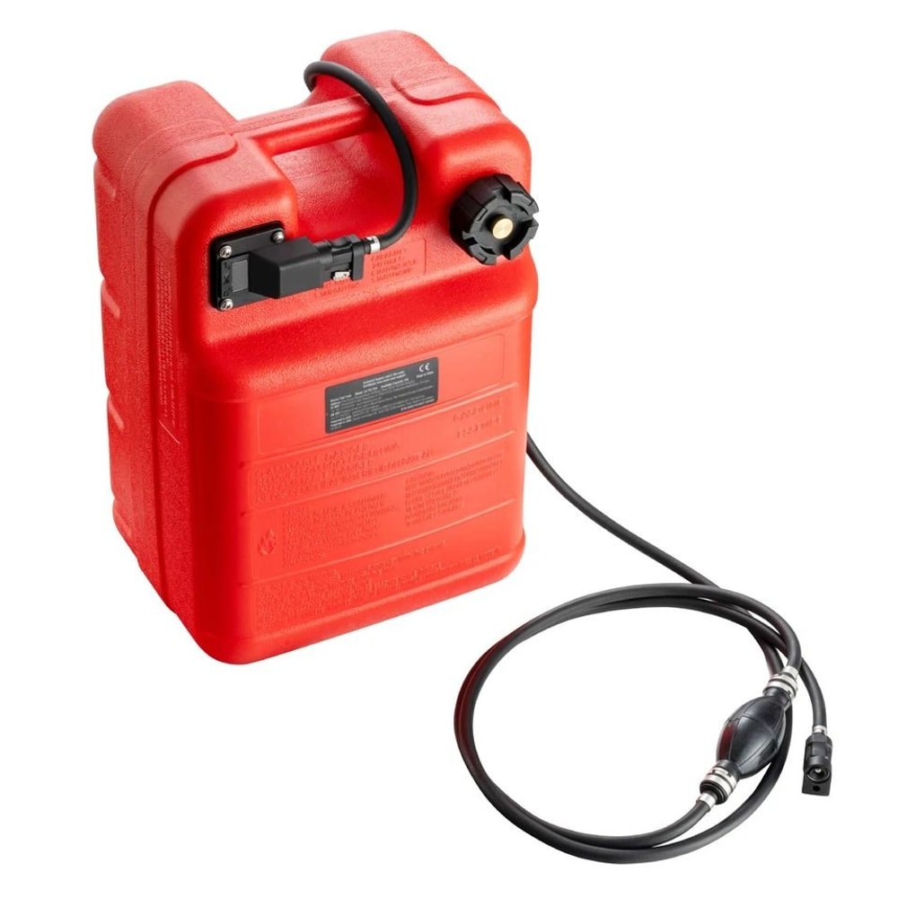 Portable Boat Fuel Tank 24L Marine Outboard Gas Tank With Hose And Fuel Gauge For Small Boats 7