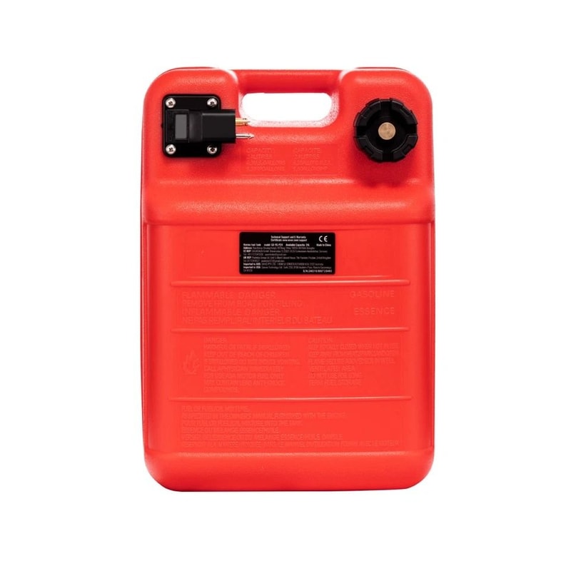 Portable Boat Fuel Tank 24L Marine Outboard Gas Tank With Hose And Fuel Gauge For Small Boats 8