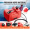 317 Gallon Portable Boat Fuel Tank With Hose And Gauge For Outboard Motor Marine Gas Tank 2