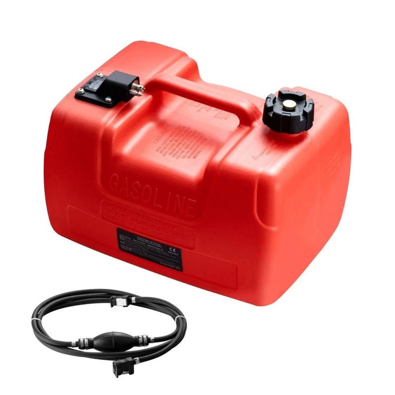 317 Gallon Portable Boat Fuel Tank With Hose And Gauge For Outboard Motor Marine Gas Tank 0