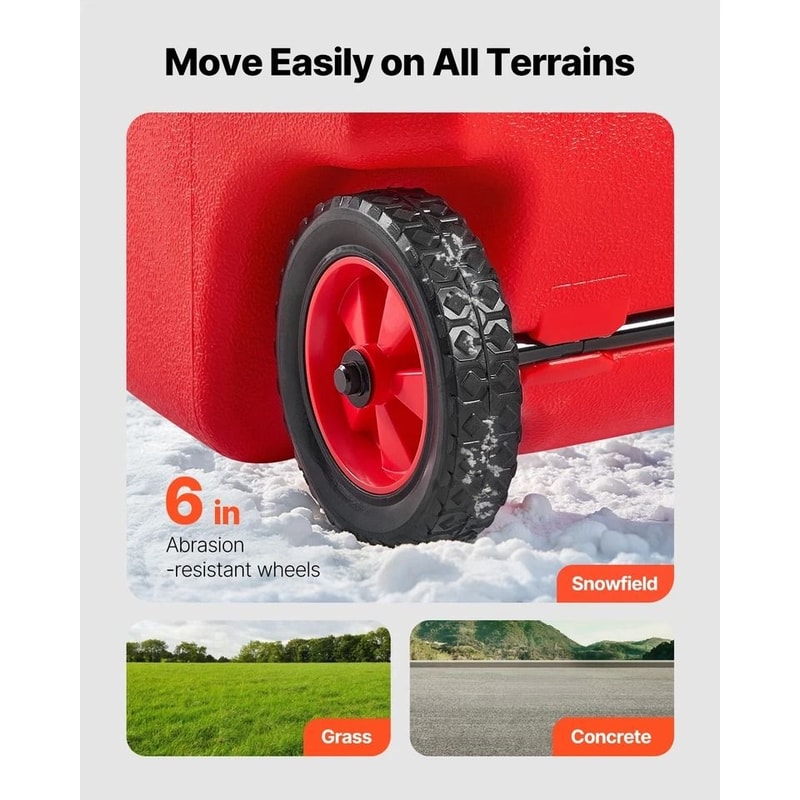 15 Gallon Portable Fuel Tank Caddy With Hand Pump Gravity Feed For Gasoline And Diesel Transfer 5