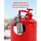 5 Gallon Safety Gas Can With Flame Arrester Heavy Duty Metal Fuel Storage Can With Spill Proof Lid 5