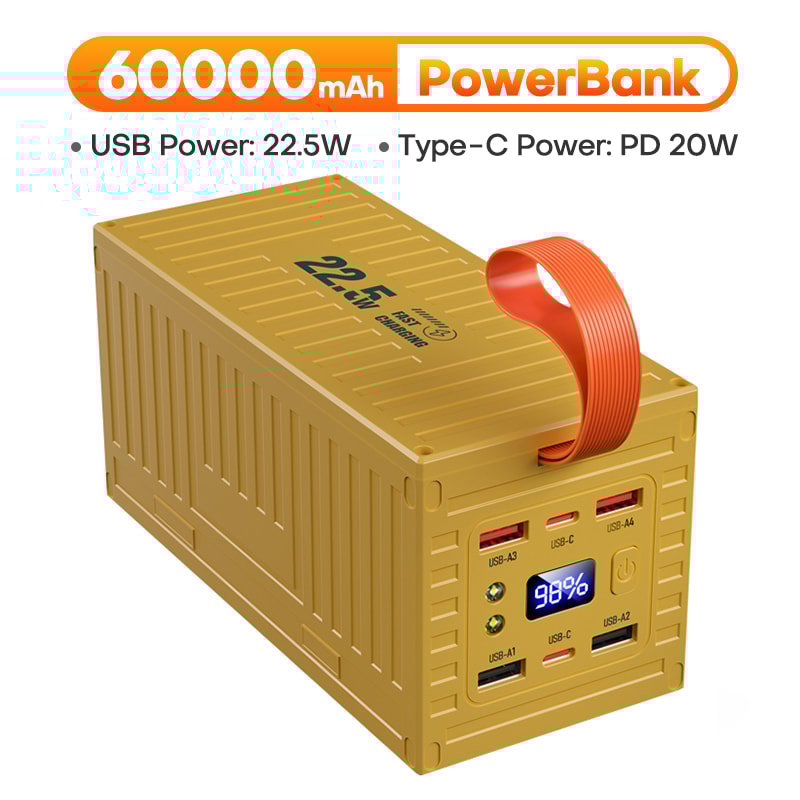 Ultra Fast Charging Power Bank With PD 225W QC 30 Portable Power Station 7