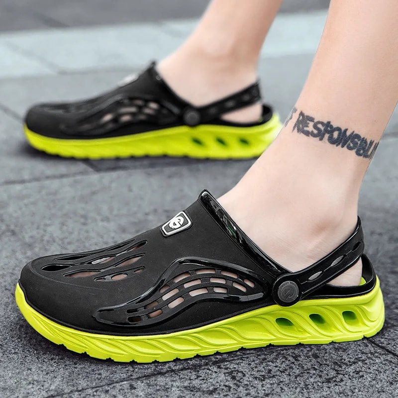 Mens EVA Clogs Breathable Beach Pool Sandals Lightweight Water Shoes For Summer Outdoor Wear 4