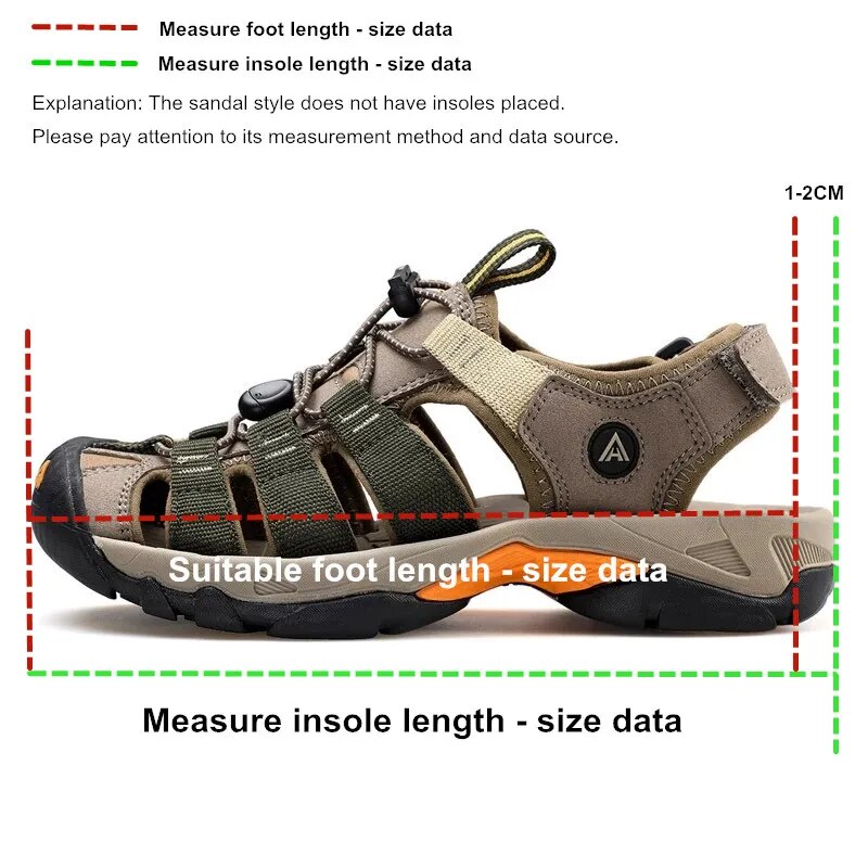 Mens Hiking Sandals Quick Dry Breathable Outdoor Water Pool Sandals For Beach Camping 4