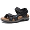 Mens Leather Sandals Breathable Summer Roman Sandals Men Beach Comfort Outdoor Walking 3