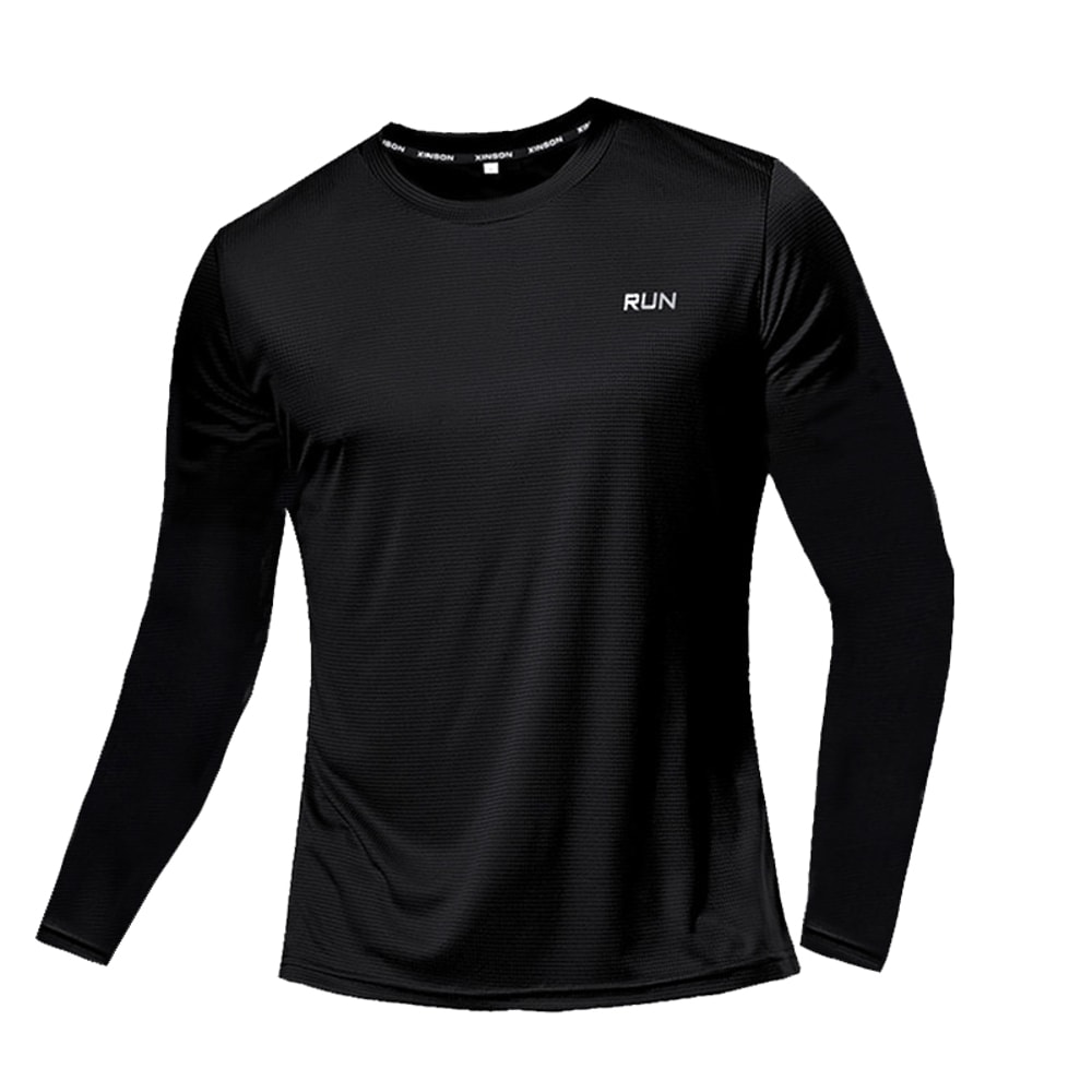 Quick Dry Gym Shirt Men Breathable Running Workout T Shirt Oversized Fitness Training Tee 0