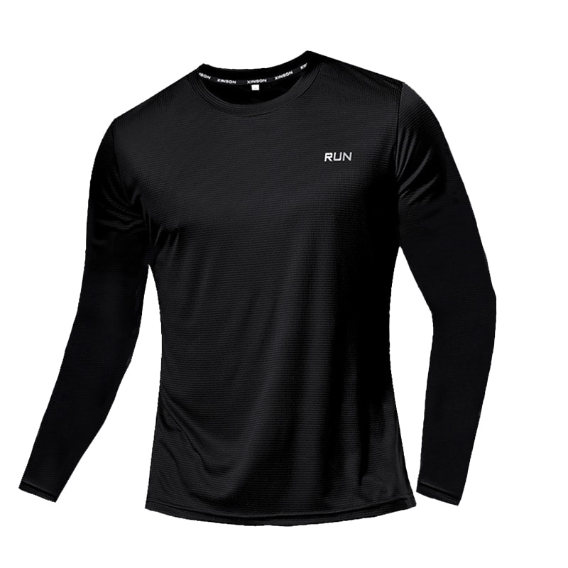 Quick Dry Gym Shirt Men Breathable Running Workout T Shirt Oversized Fitness Training Tee 0