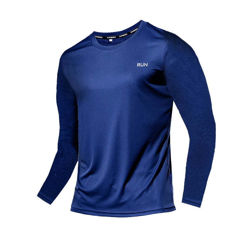 Quick Dry Gym Shirt Men Breathable Running Workout T Shirt Oversized Fitness Training Tee 5