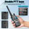 Mini Walkie Talkie Bluetooth Programmable Ham Radio With Dual PTT Long Range Communication 4