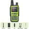 Mini Walkie Talkie Bluetooth Programmable Ham Radio With Dual PTT Long Range Communication 8