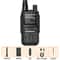 Mini Walkie Talkie Bluetooth Programmable Ham Radio With Dual PTT Long Range Communication 9