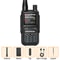 Mini Walkie Talkie Bluetooth Programmable Ham Radio With Dual PTT Long Range Communication 9