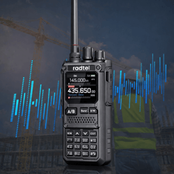 walkie talkie long range bluetooth ham radio with noaa weather and multi band receiver